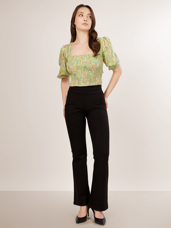 BACK KNOTTED STYLE CROP TOP