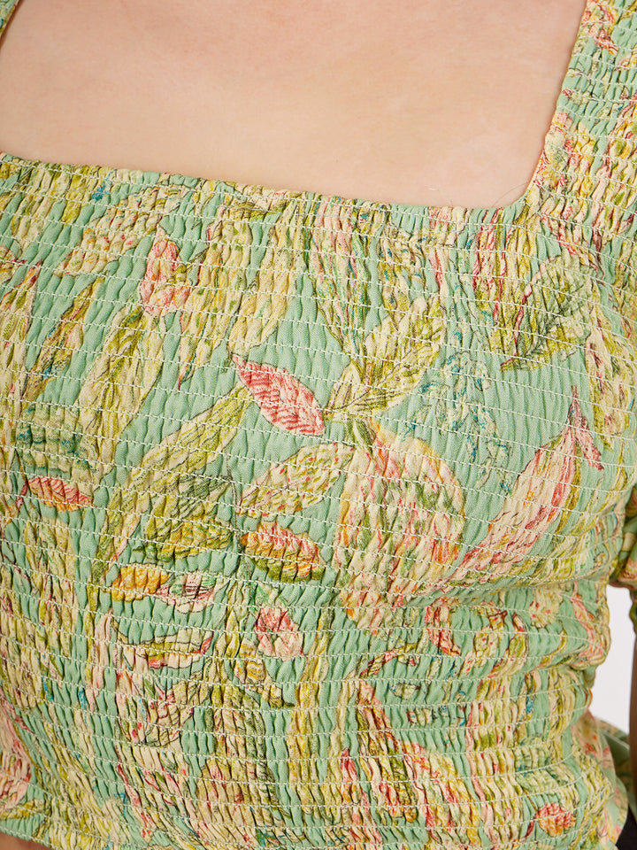 BACK KNOTTED STYLE CROP TOP