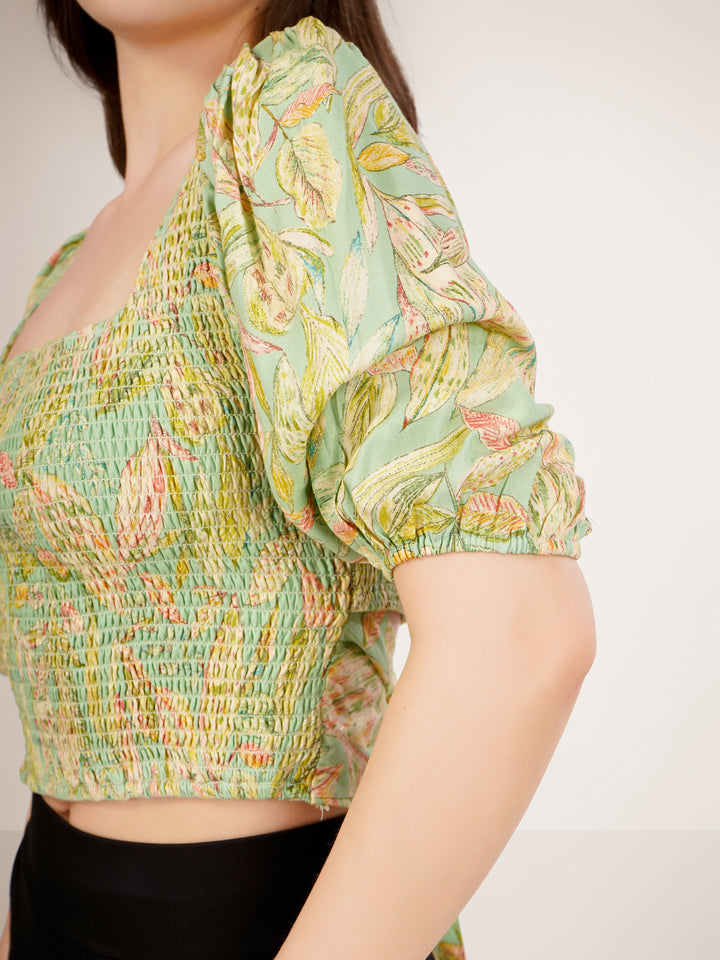 BACK KNOTTED STYLE CROP TOP