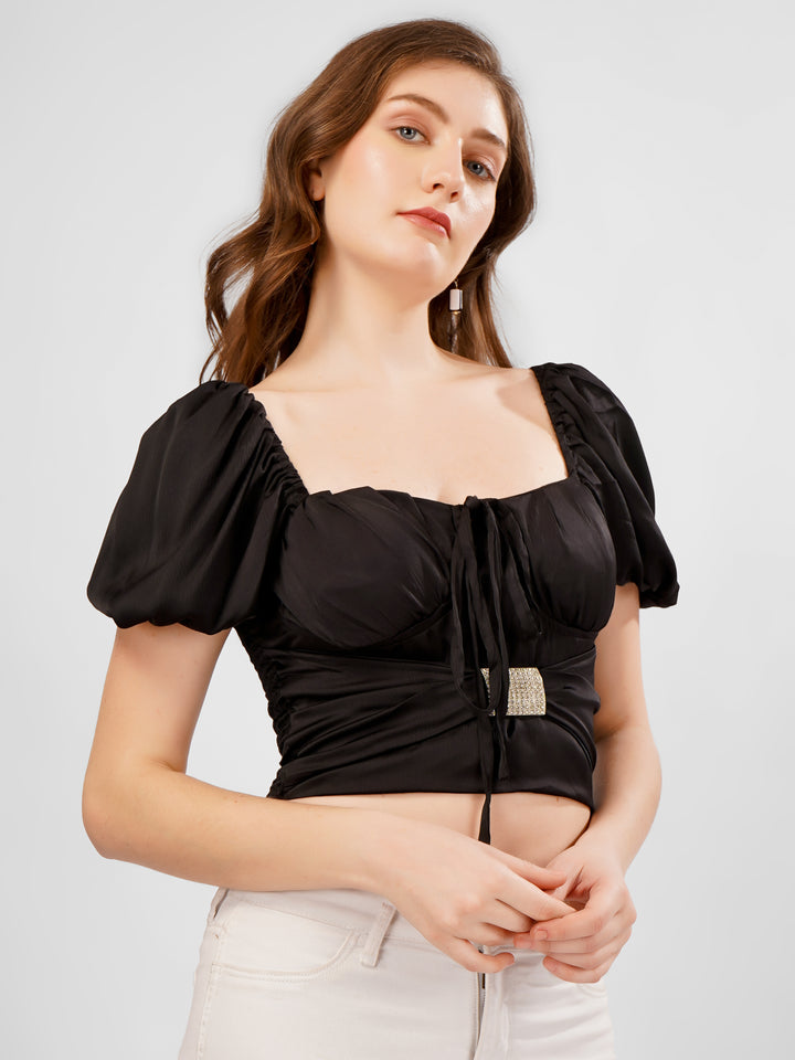 SCULPTPUFF CROP TOP