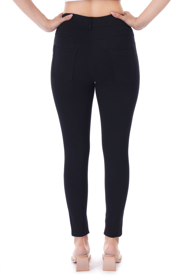 AXIS GRACE HIGH RISE BLACK JEGGING