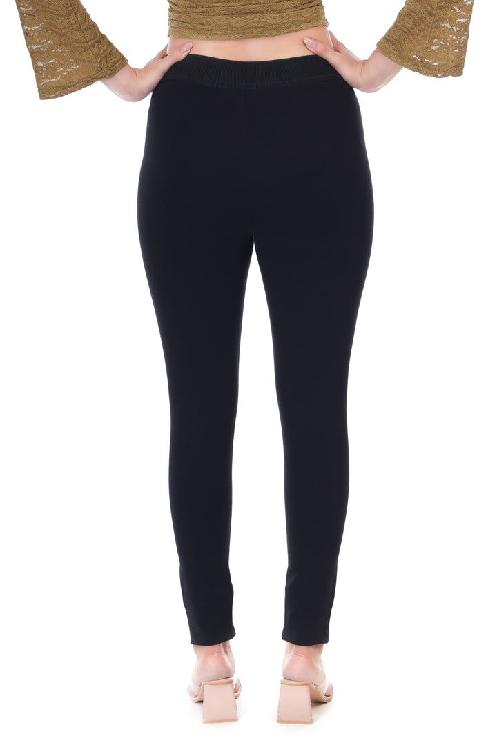 HIGH WAISTED BUTTONED ELAN JEGGING