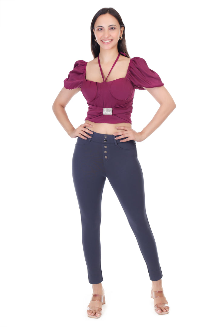 SCULPTPUFF CROP TOP