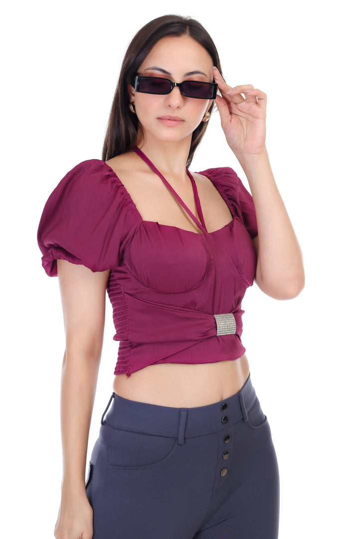 SCULPTPUFF CROP TOP
