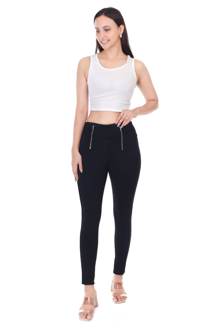 URBAN STRETCH ZIP UP JEGGING
