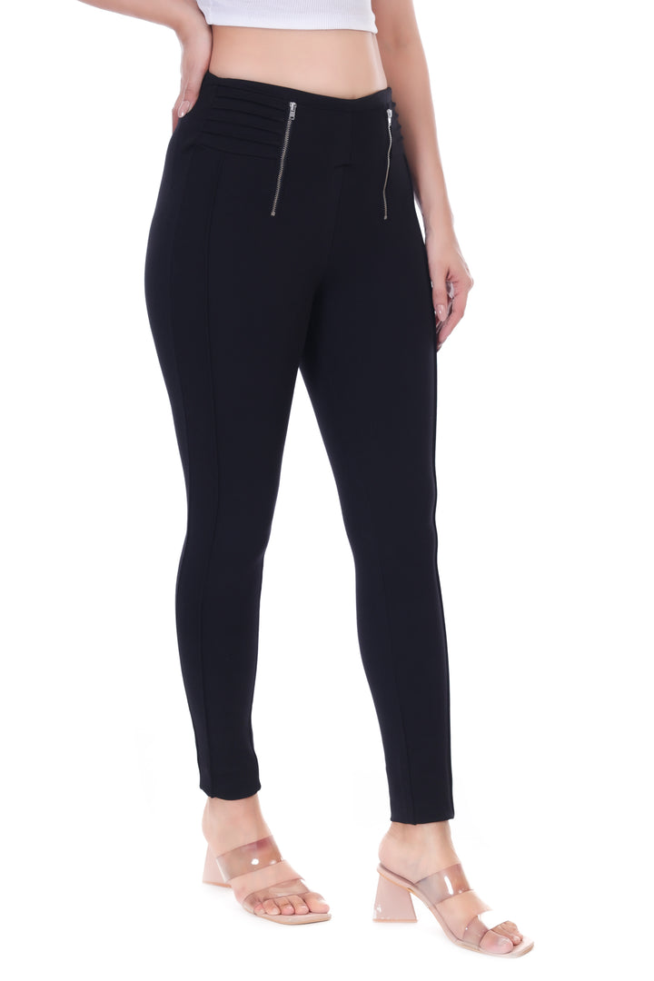 URBAN STRETCH ZIP UP JEGGING