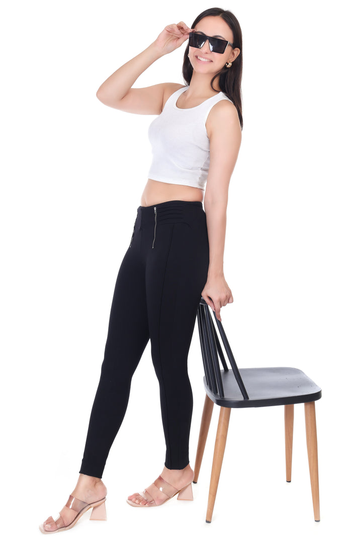 URBAN STRETCH ZIP UP JEGGING