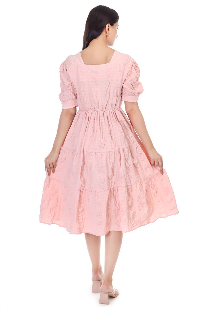 BLUSH BELLE MIDI DRESS