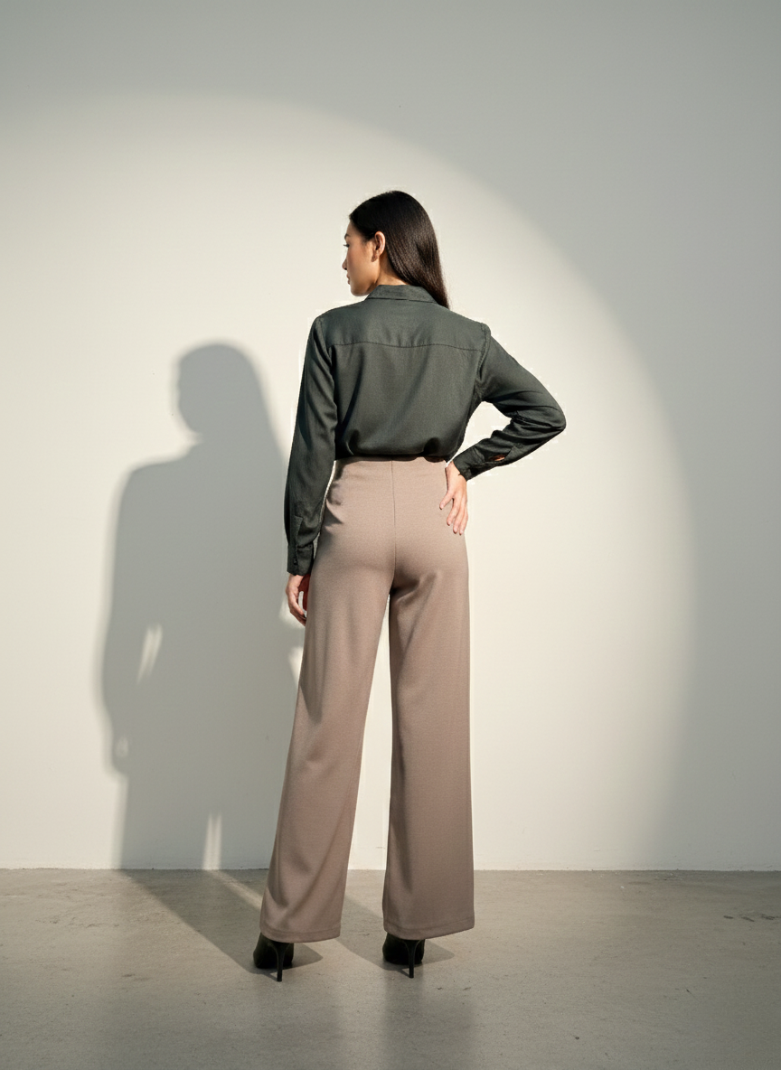 LUXE FLOW STRAIGHT FORMAL PANTS
