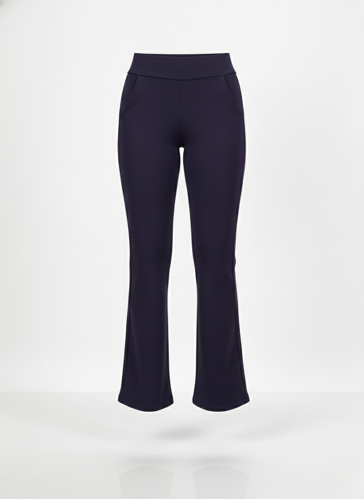 URBAN CONTOUR BELL BOTTOM HIGH WAIST NAVY BLUE TROUSER