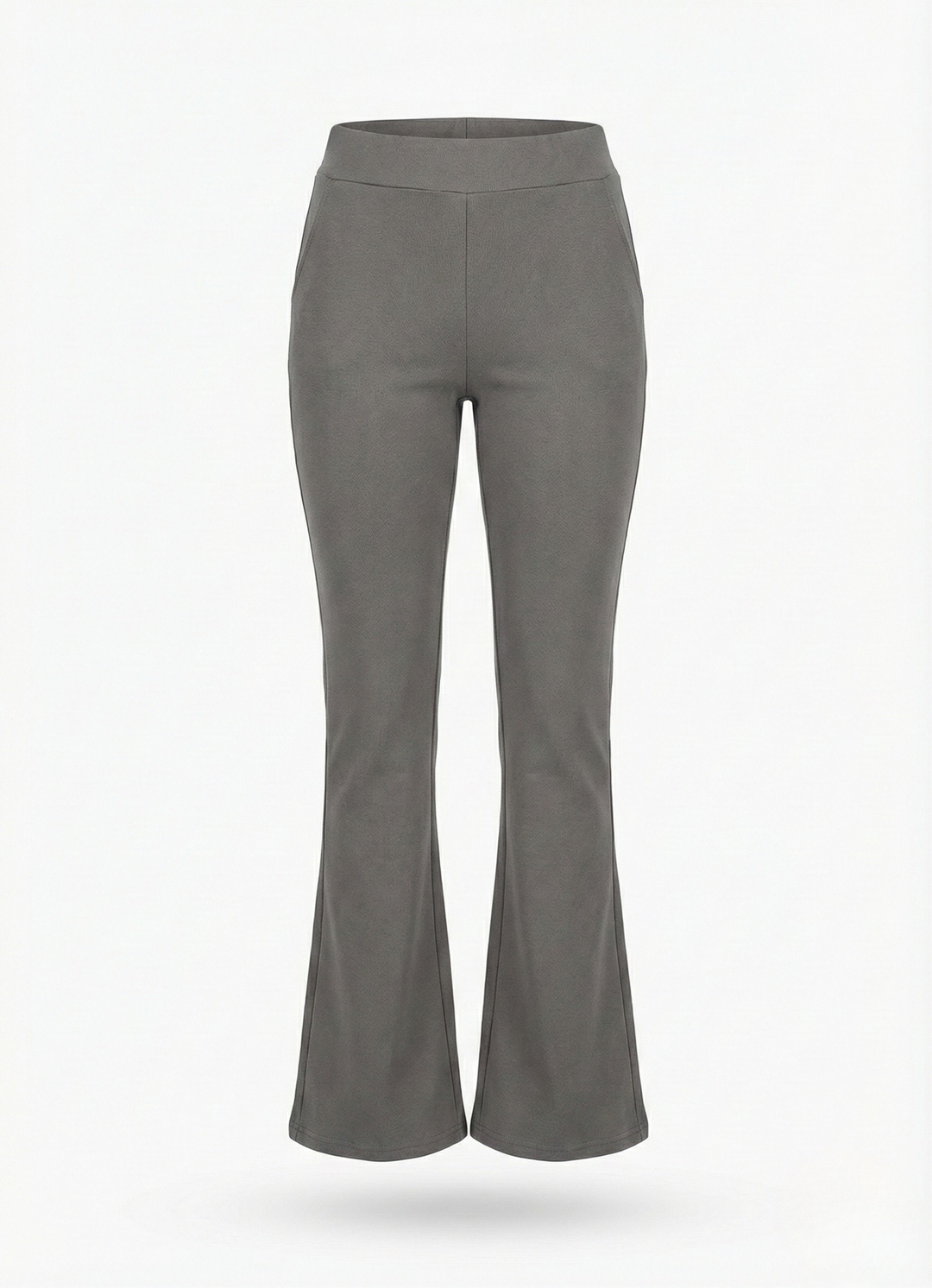 URBAN CONTOUR BELL BOTTOM HIGH WAIST DARK GREY JEGGING