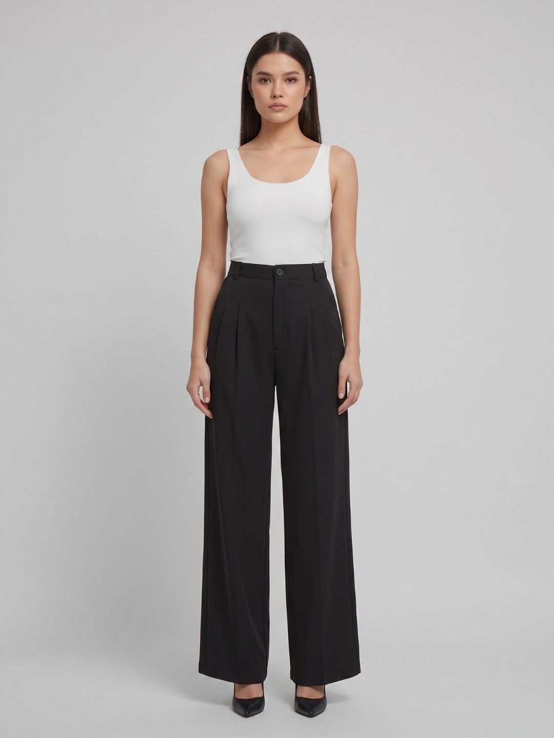CLASSIC KOREAN DOUBLE PLEATES PANTS