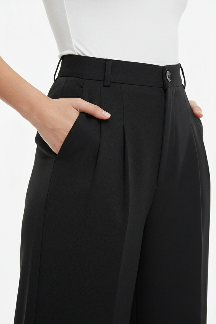 CLASSIC KOREAN DOUBLE PLEATES PANTS