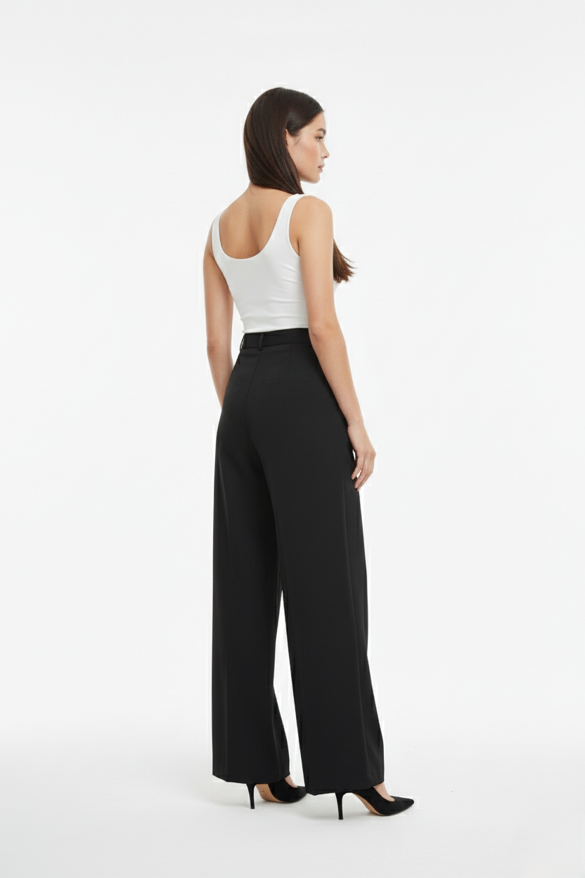 CLASSIC KOREAN DOUBLE PLEATES PANTS