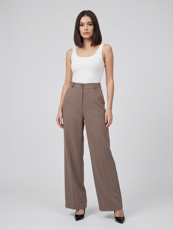 KOREAN WIDE LEG PANTS