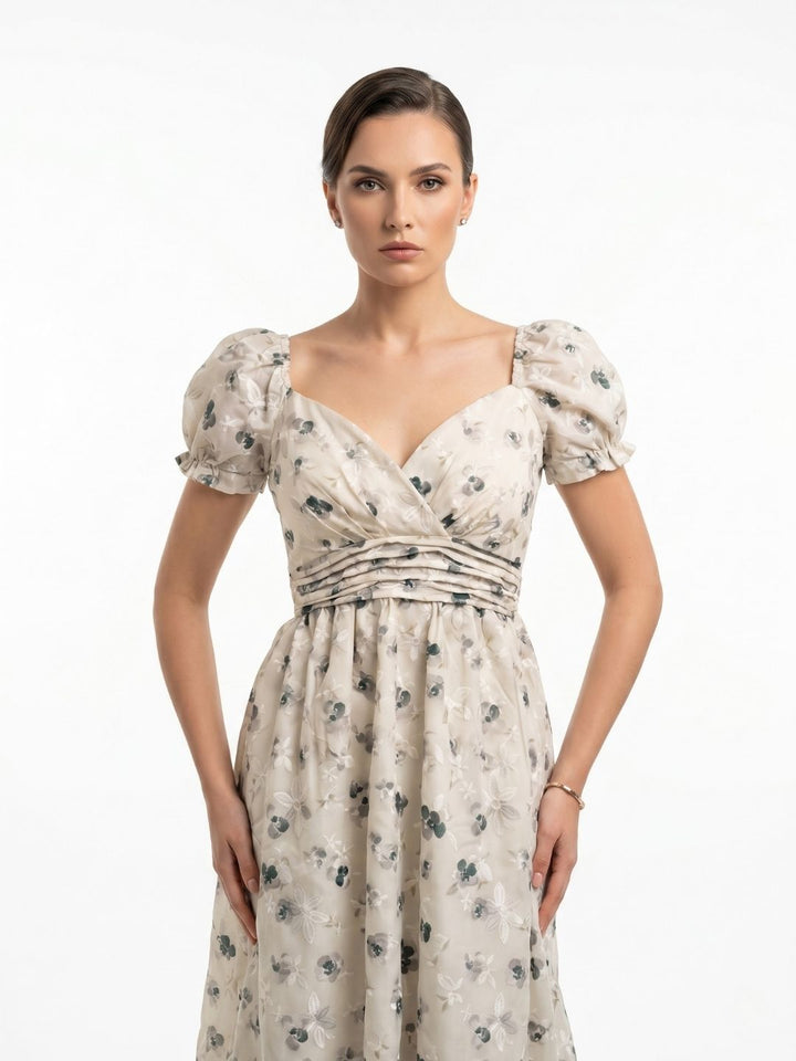 FLORAL PRINTED MINI DRESS