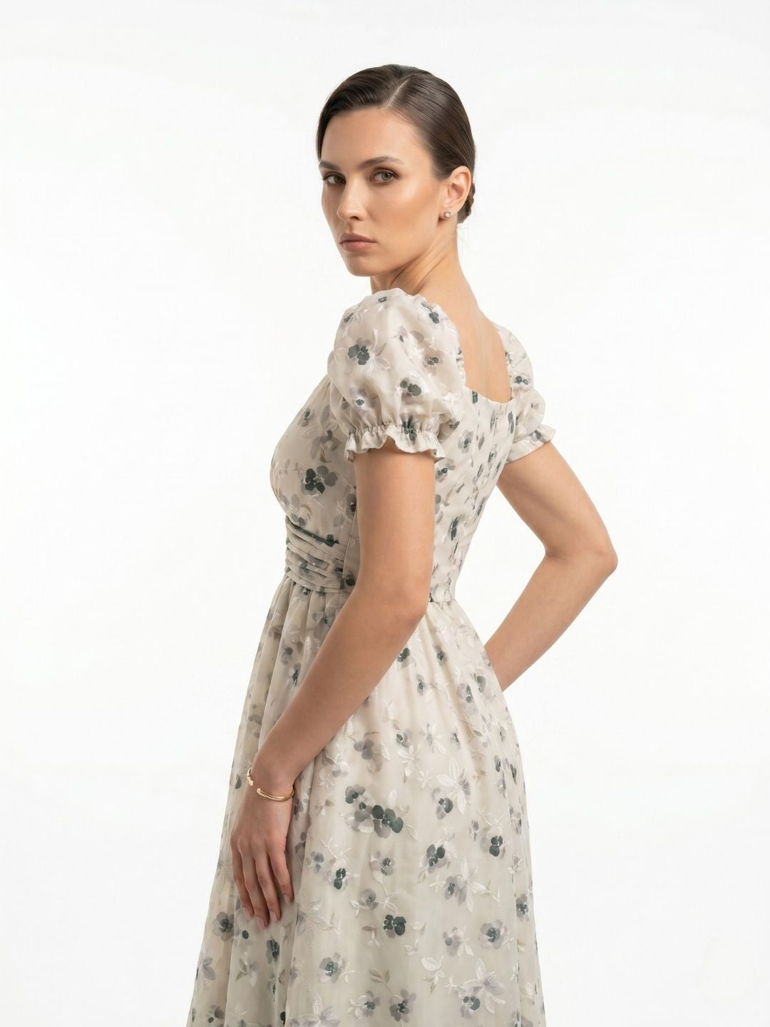 FLORAL PRINTED MINI DRESS