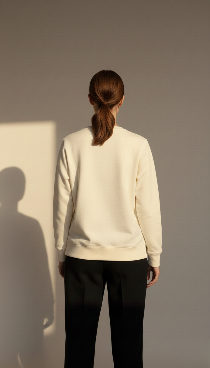 Thermal Beige Sweatshirt