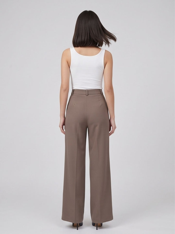 KOREAN WIDE LEG PANTS