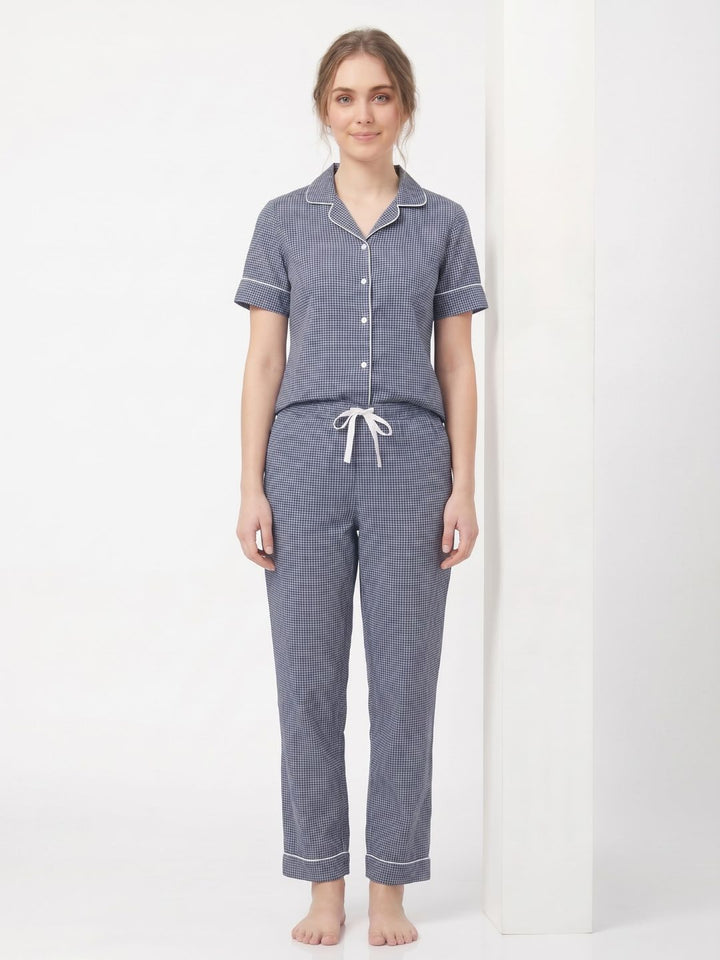 THE HERITAGE SLEEP SET INDIGO