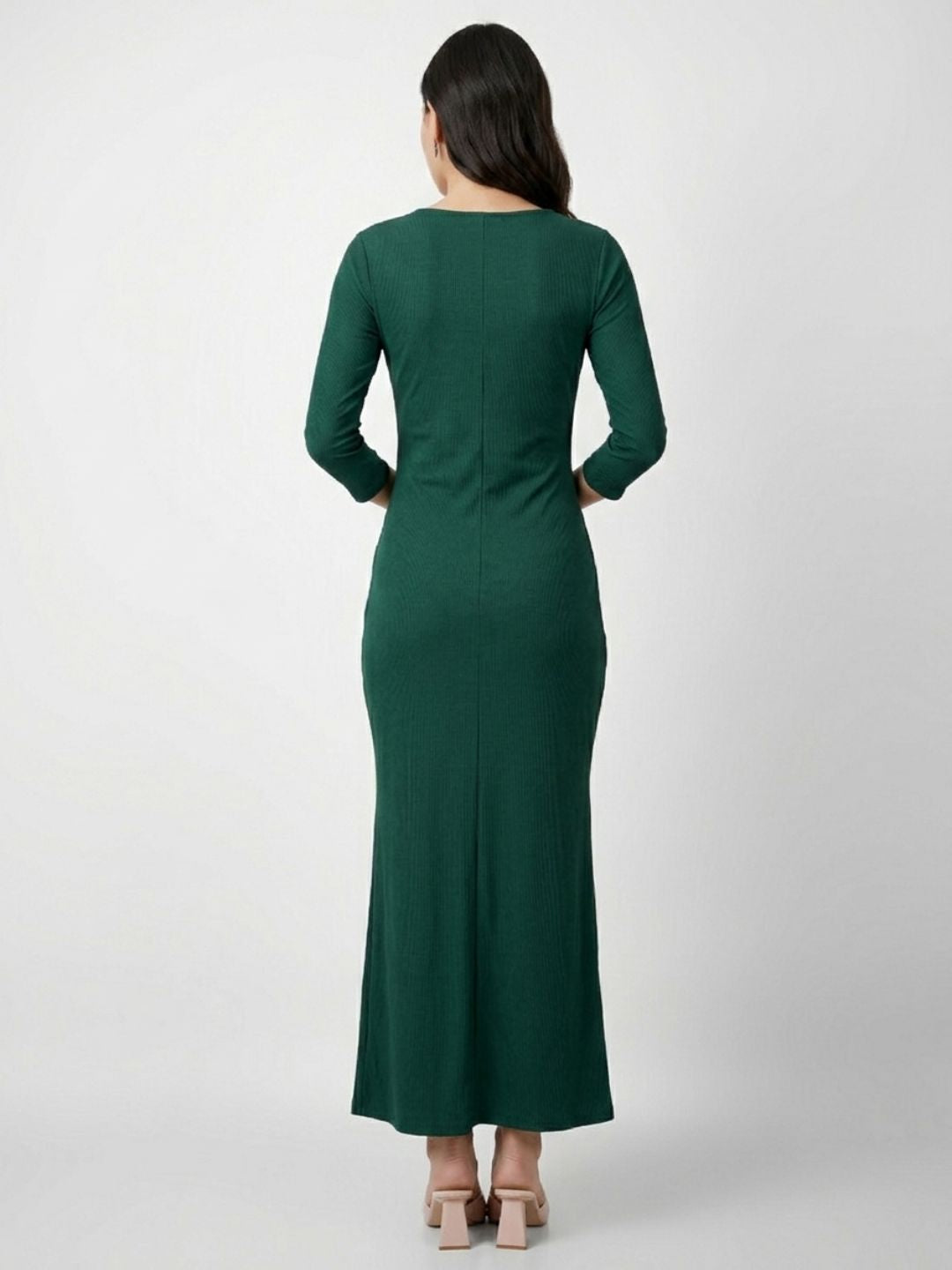 SQUARE NECK CLASSY MAXI DRESS
