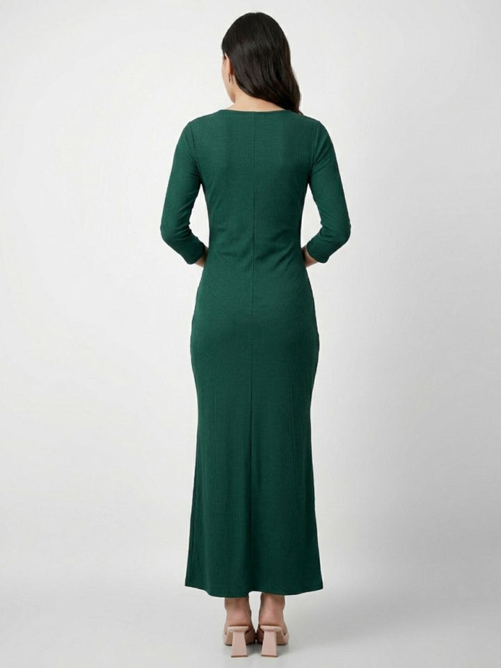 SQUARE NECK CLASSY MAXI DRESS
