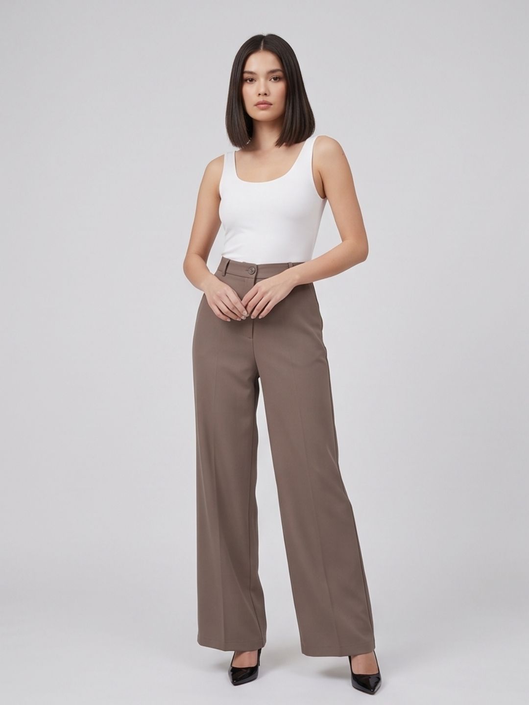 KOREAN WIDE LEG PANTS
