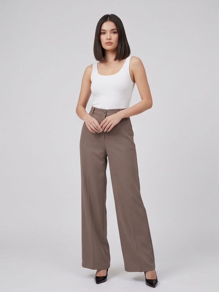 KOREAN WIDE LEG PANTS