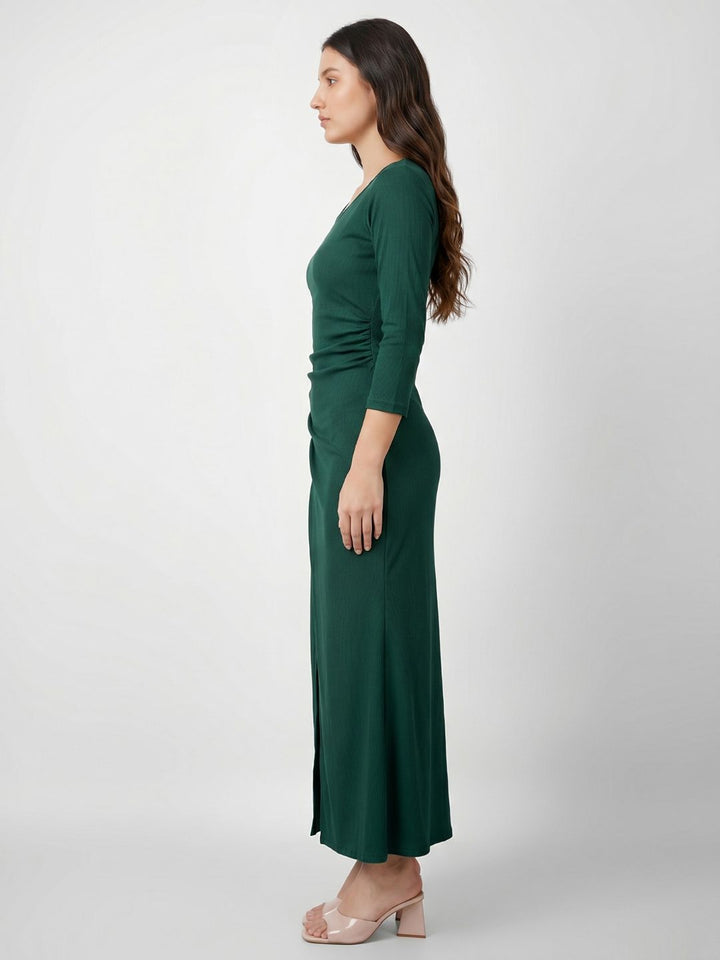 SQUARE NECK CLASSY MAXI DRESS
