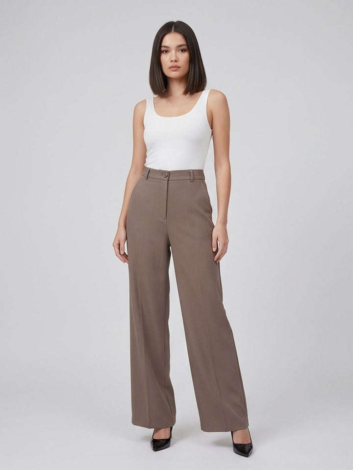KOREAN WIDE LEG PANTS