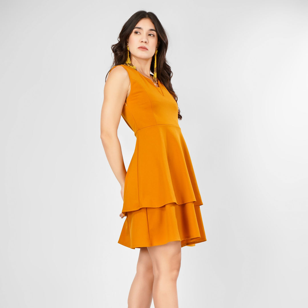 FRILLFLAUNT MINI DRESS