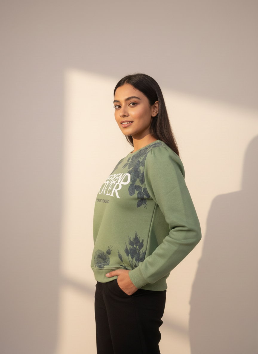 Vibe Green Sweatshirt