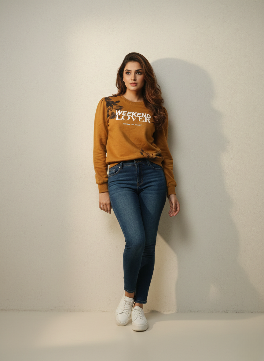 Vibe Mustard Sweatshirt