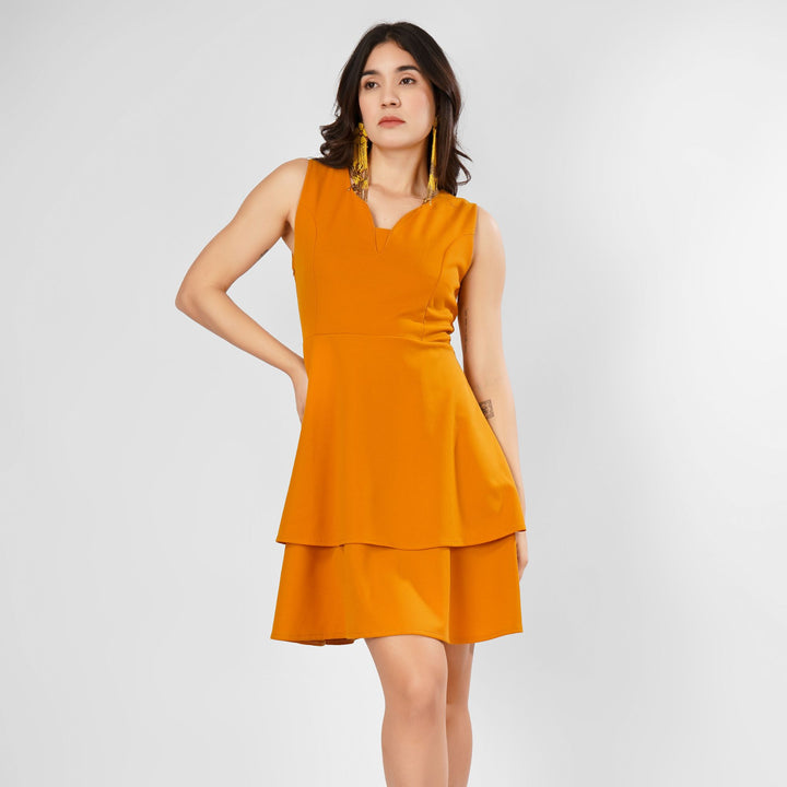 FRILLFLAUNT MINI DRESS