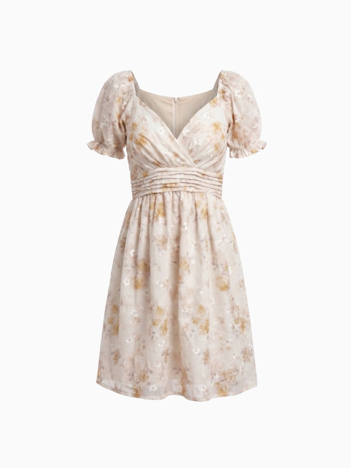 FLORAL PRINTED MINI DRESS