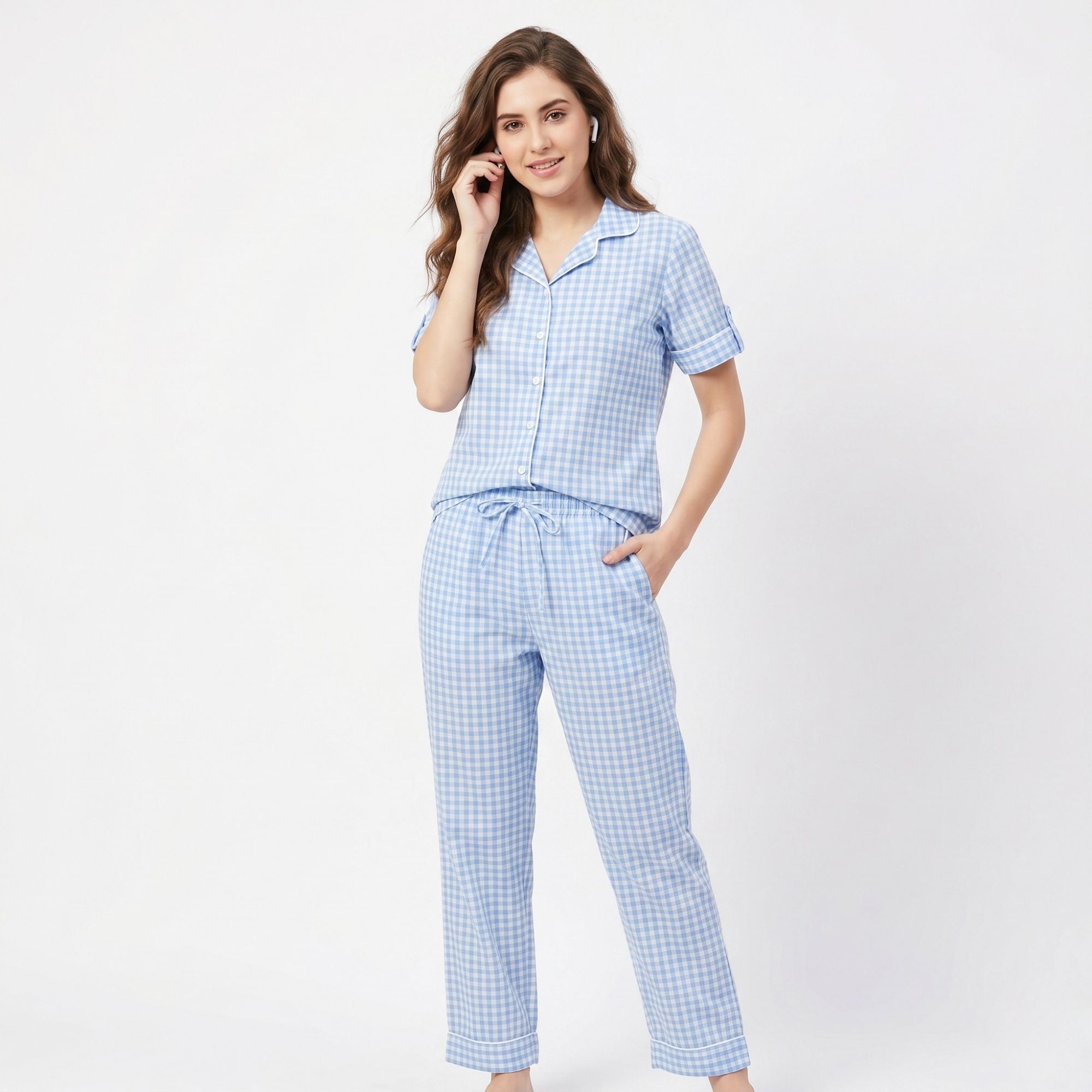 THE HERITAGE SLEEP SET BABY BLUE