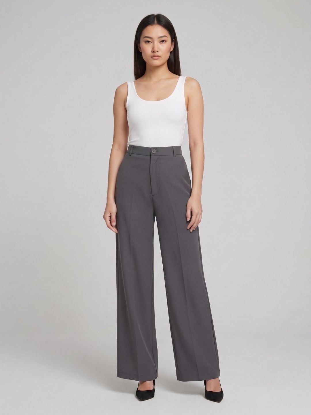 KOREAN WIDE LEG PANTS