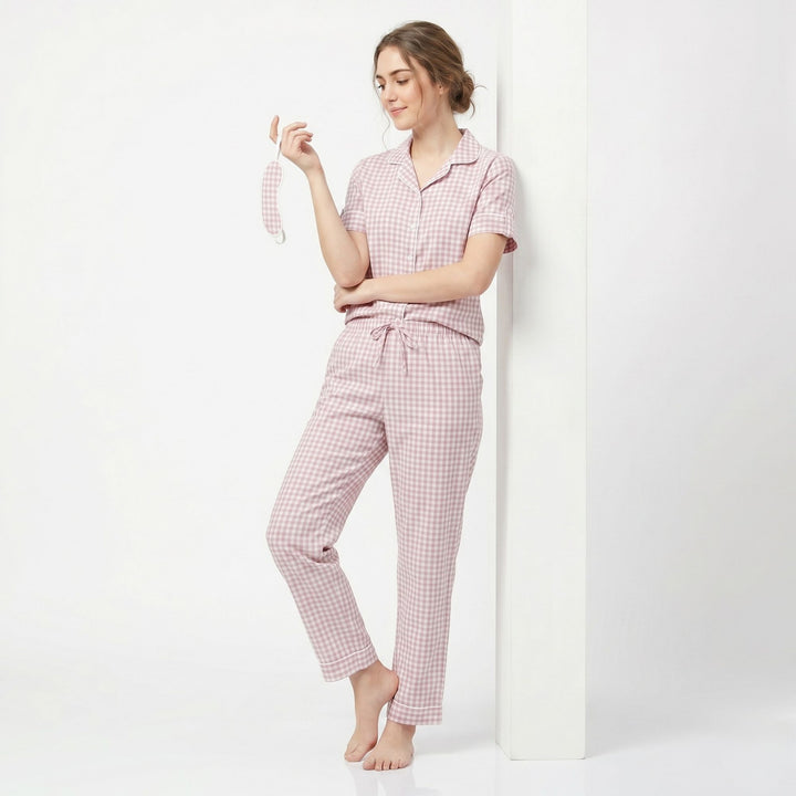 THE HERITAGE SLEEP SET PINK
