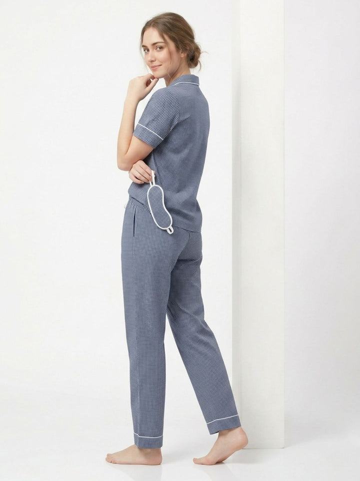 THE HERITAGE SLEEP SET INDIGO