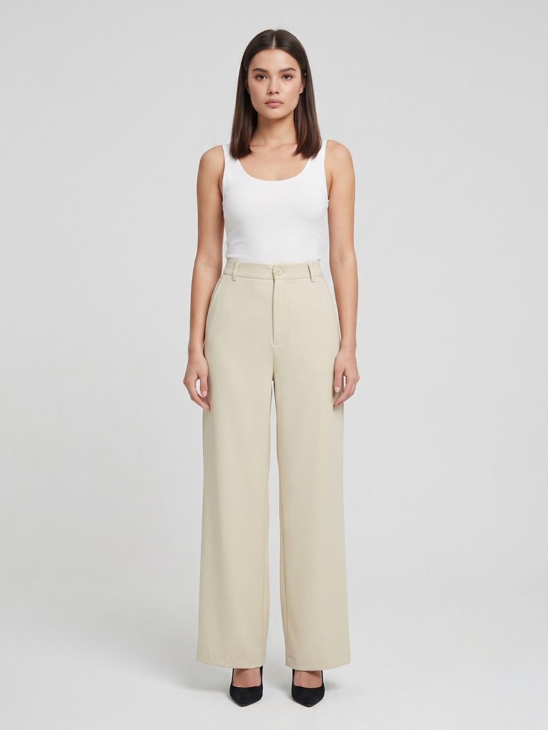 KOREAN WIDE LEG PANTS