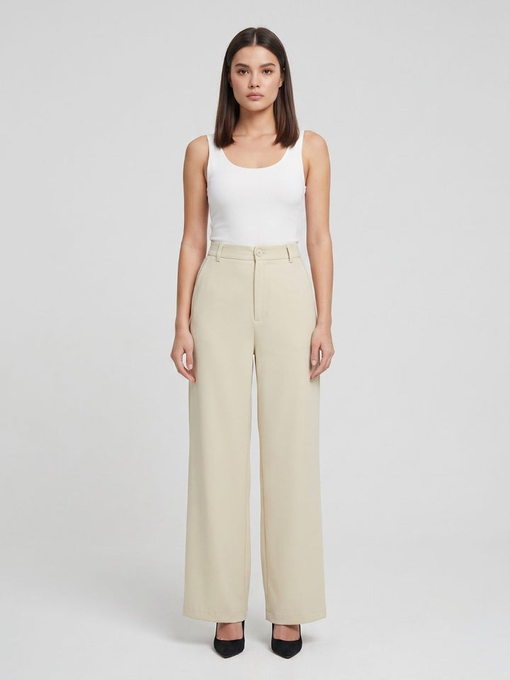 KOREAN WIDE LEG PANTS