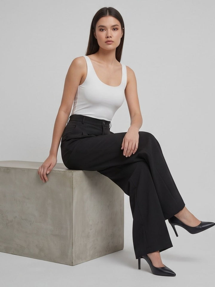 CLASSIC KOREAN DOUBLE PLEATES PANTS
