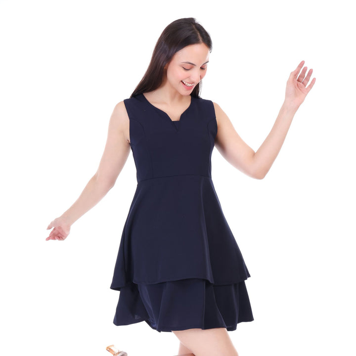 FRILLFLAUNT MINI DRESS