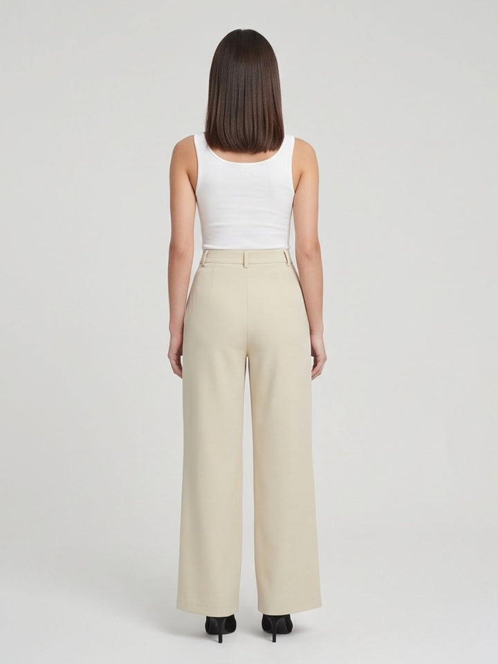 KOREAN WIDE LEG PANTS
