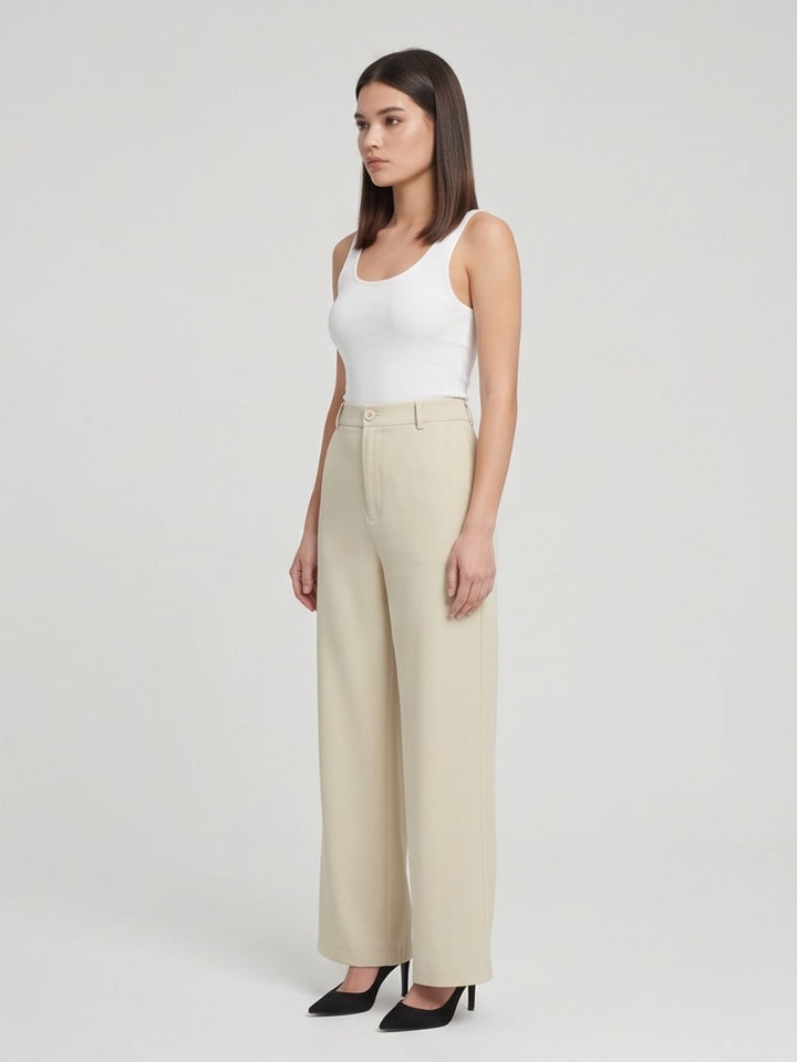 KOREAN WIDE LEG PANTS
