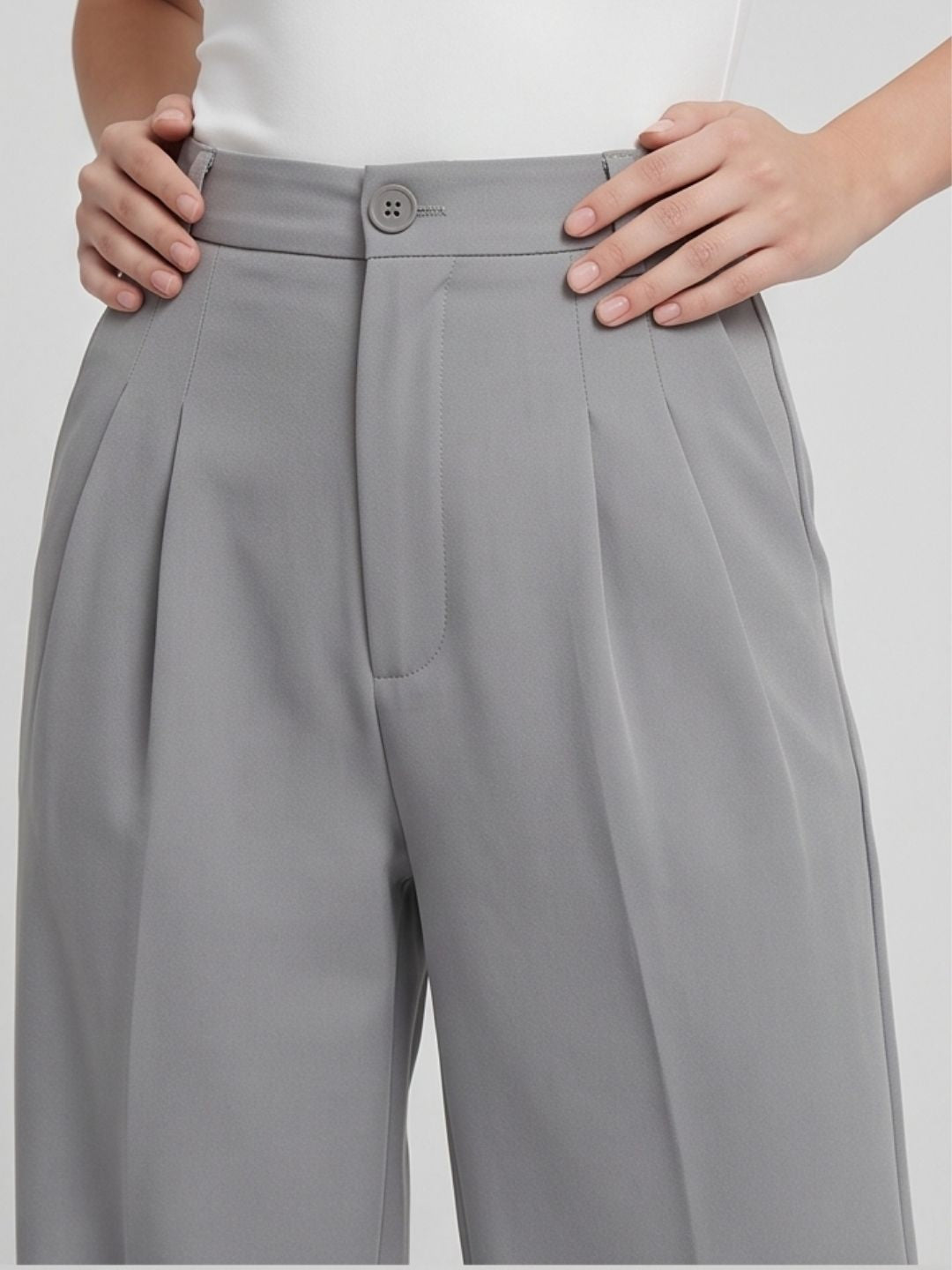 CLASSIC KOREAN DOUBLE PLEATES PANTS