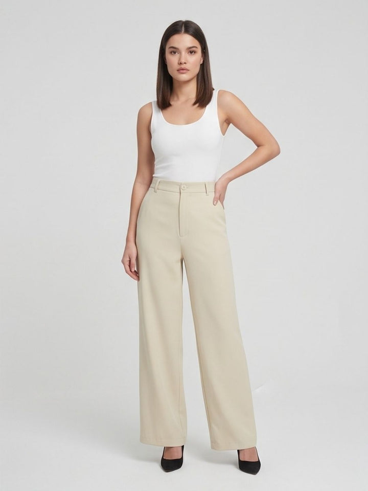 KOREAN WIDE LEG PANTS