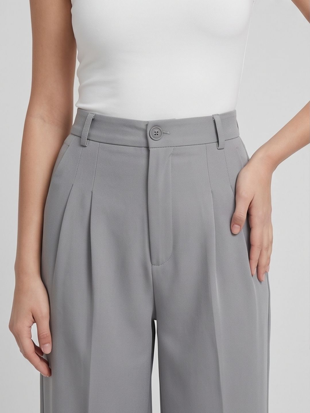 CLASSIC KOREAN DOUBLE PLEATES PANTS