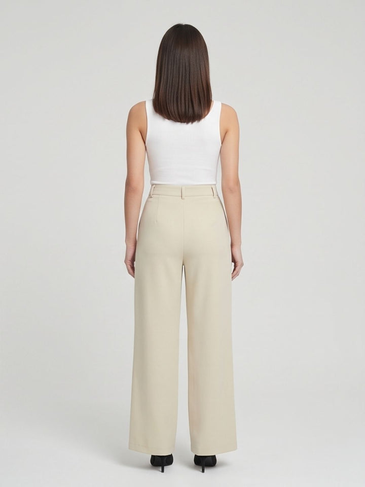 KOREAN WIDE LEG PANTS