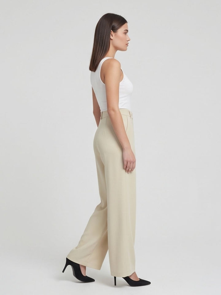 KOREAN WIDE LEG PANTS